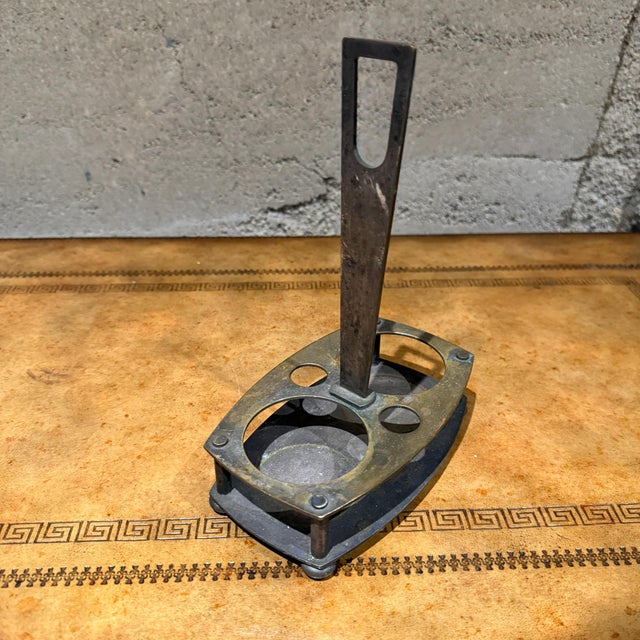 Vintage Silver-Plated Cruet Stand or Carrier Mid Century Modern For Sale In San Diego - Image 6 of 13