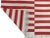 Not Yet Made - Made To Order Handmade Cotton Striped Rug, Red And White 6'x9' For Sale - Image 5 of 7