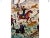 Hand Painted Persian Tile Panel Hunt Scene / Persian Miniature Mosaic Art For Sale - Image 4 of 8