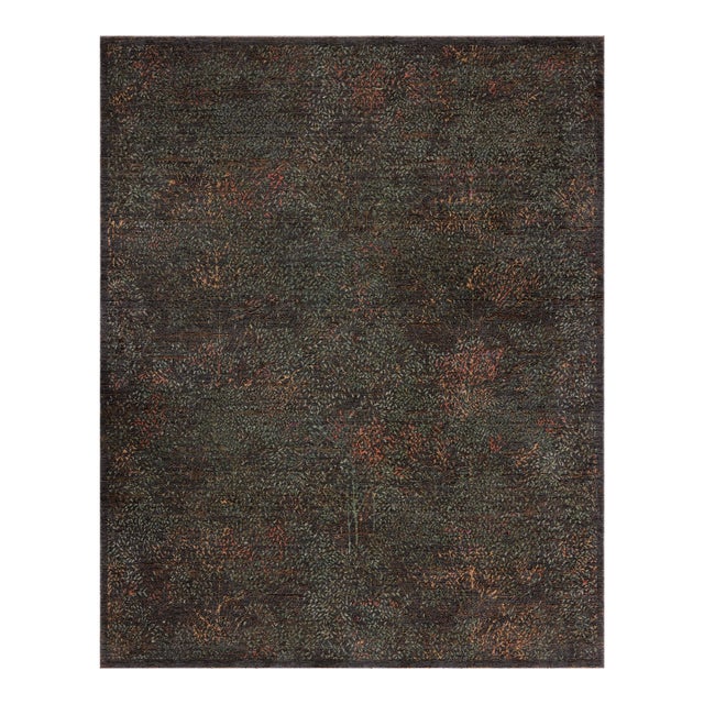 Loloi Winchester Ink / Forest 10'-0" x 10'-0" Square Area Rug For Sale