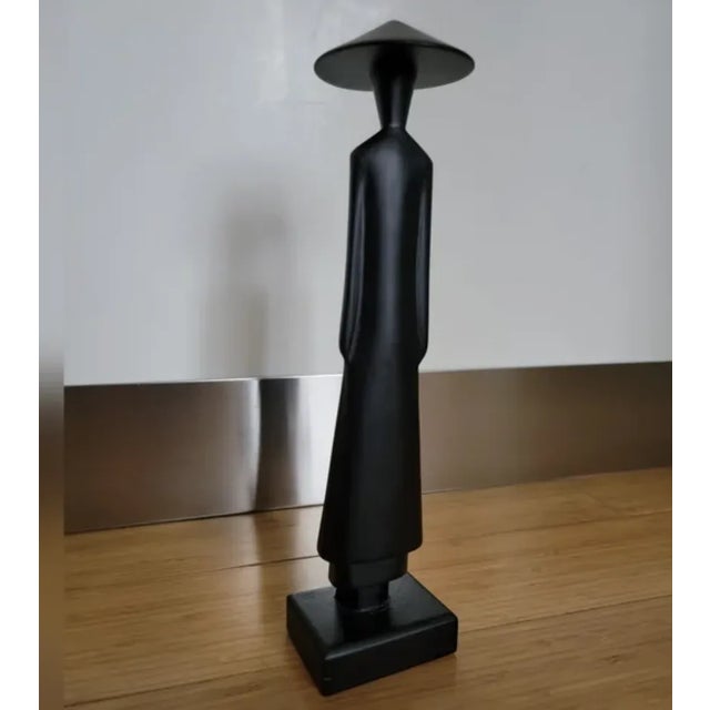 Late 20th Century Vintage Vietnamese Wooden Sculpture For Sale - Image 5 of 8