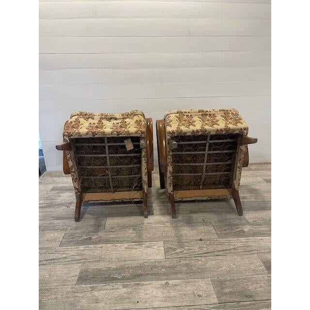 Vintage Mad-Man Relax Chairs by Halabala for Up-Zavody Rousinov, 1960s, Set of 2 For Sale - Image 6 of 8