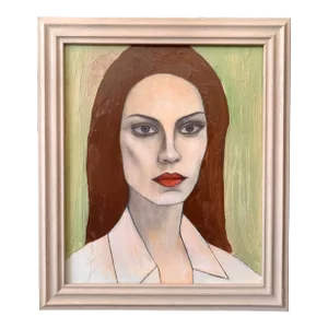 "Violet" Contemporary Figurative Oil Painting by Christopher Barrow
