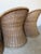 1970’s Vintage Coastal Organic Woven Wicker Barrel Back Dining Chairs – Set of 4 For Sale In Miami - Image 6 of 12