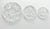 Late 19th Century Antique American Brilliant Cut Crystal 5-Piece Heavy Pinwheel Sawtooth Ashtrays For Sale - Image 5 of 11
