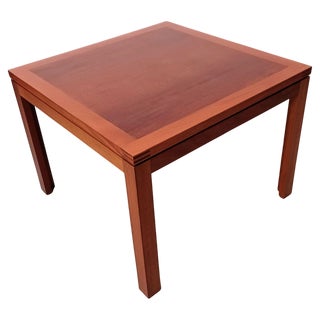 Fully Restored Danish Mahogany Side Table, 1970s For Sale