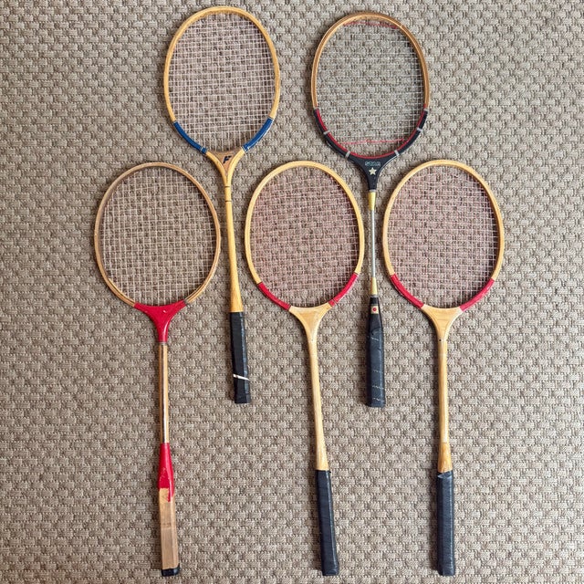 1980s Badminton Racquets - Set of 5 For Sale - Image 6 of 6