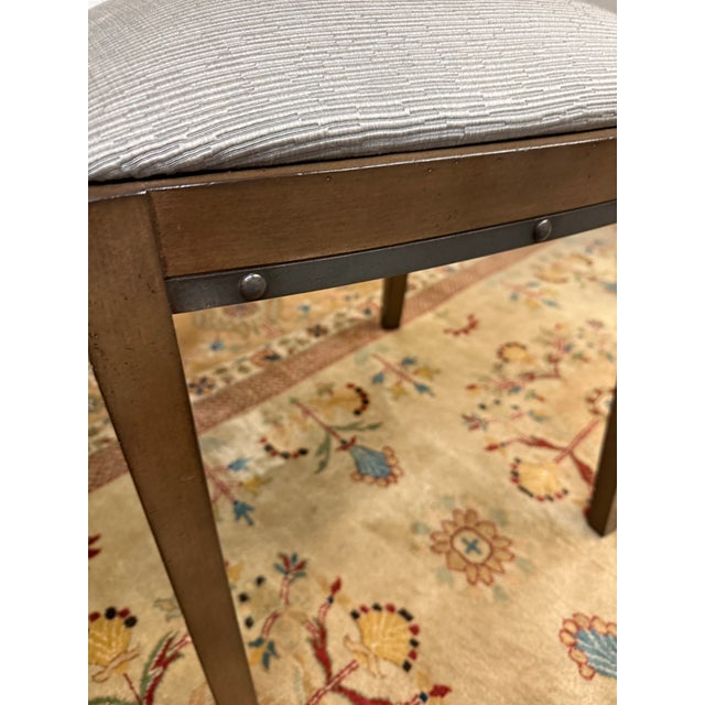 Rustic European Cross-Back Dining Chairs, Set of Six For Sale - Image 12 of 12