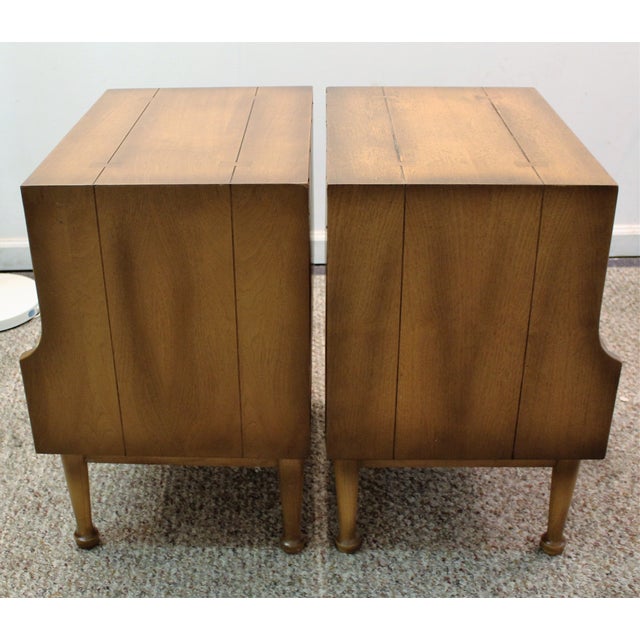 MidCentury Danish Modern Walnut Nightstands Pair Chairish