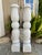 Vintage Wood 29” Architectural Painted Pillar Balustrades - A Pair For Sale In Los Angeles - Image 6 of 8