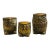 Vintage Brass Owls - Set of 3 - Made in Korea For Sale