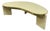 Mid 20th Century Modernist Lacquered Kidney Shaped Ivory Coffee Table For Sale