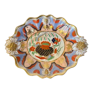 Antique Early 19th Century English Regency Imari Porcelain Serving Dish