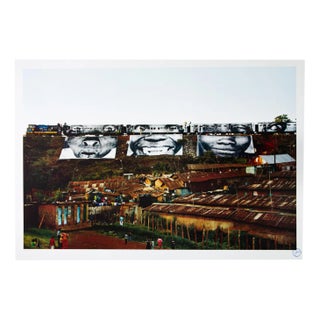 JR, Action in Kibera Slum, 2009, Original Signed Lithograph For Sale