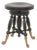 Victorian Ebonized Circular Piano Stool, Circa 1900 For Sale