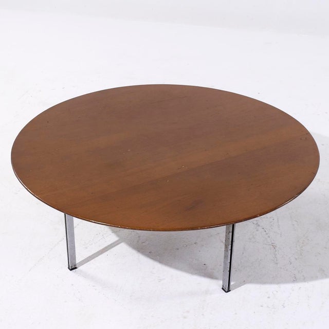 Brown Florence Knoll for Knoll Mid Century Parallel Bar Coffee Table For Sale - Image 8 of 8