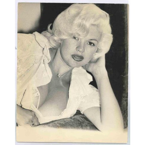 Two gelatin silver publicity photographs Circa mid-1950s A visually appealing pair of vintage publicity portraits...
