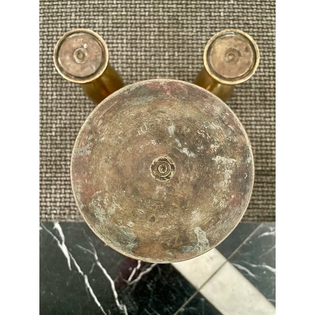 Vintage Brass Vases- Set of 3 For Sale - Image 6 of 6