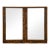 Brutalist MCM Lane Pueblo Walnut Mirror For Sale