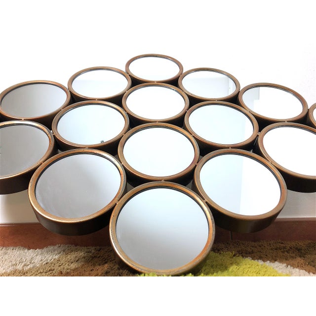 Vintage Italian Wall Mirror, 1980s, in Flawless conditions. Designed 1980 to 1989