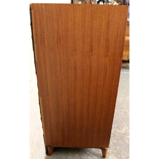 Mid 20th Century Modern Walnut Chest of Drawers by Vanleigh For Sale - Image 11 of 14