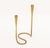 Late 20th Century Pair of Illums Bolighus Modernist Brass Candlestick Holders For Sale - Image 5 of 11