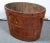 From the vineyards of France, a charming wooden staved bucket with iron handles and rings. This was used to gather grapes....