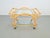 Wood Vintage Trolley in Rattan, Bentwood and Leather, Italy, 1970s For Sale - Image 7 of 14