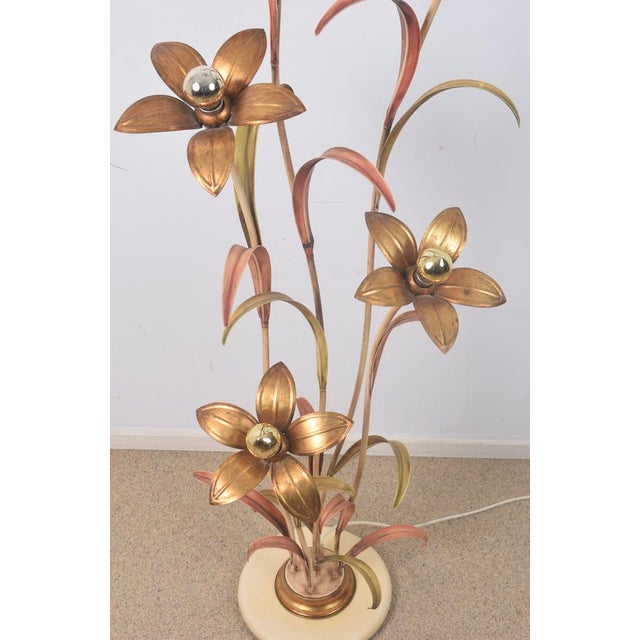 Vintage Flower Floor Light, 1970s For Sale - Image 6 of 16