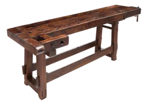 Antique French Alps Ski Workbench