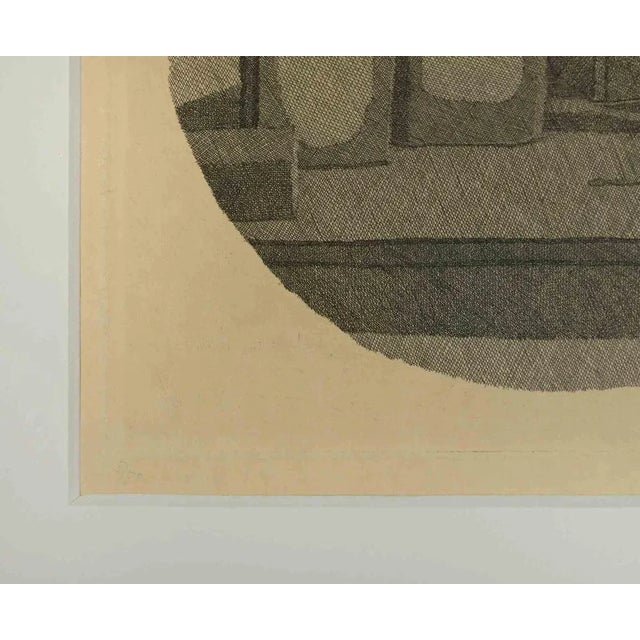 Modern Giorgio Morandi, Still Life with Eleven Objetcs in a Sphere, Etching, 1942 For Sale - Image 3 of 7