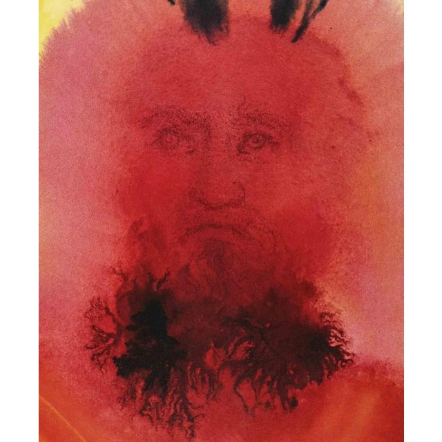 Gloria vultus Moysi is a Color lithograph on heavy rag paper realized in 1964. It is part of Biblia Sacra vulgatæ edition...