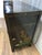 Chinese Vintage Chinese Asian Black Lacquer Cabinet Side Entry Table W Stone Onlay For Sale - Image 3 of 9