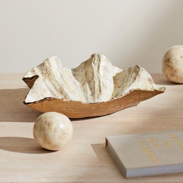 Gold Arabella Decorative Bowl For Sale - Image 8 of 8
