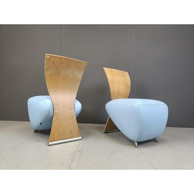 Bobo Lounge Chairs by Dietmar Scharping for Dauphin, 2000s, Set of 2 For Sale - Image 6 of 10