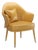 Modern Bhutan Yellow Leather Armchair For Sale