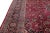 19th Century Antique Mohtasham Kashan Handmade Botanical Medallion Red Wool Rug For Sale - Image 4 of 10