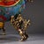 Turquoise Late 19th Century Pair of Cloisonné Enamel Tripod Censers With Phoenix Finials, 2200g Total For Sale - Image 8 of 10