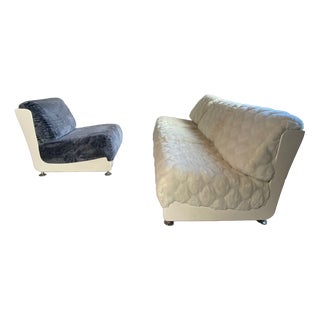 White Modular Sofa by Mario Bellini for Roche Bobois, 1970s, Set of 4 For Sale