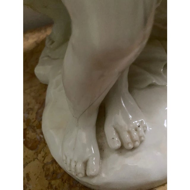 Early 19th Century Early 19th Century Antique Sevres Vieux Paris Putti Statue For Sale - Image 5 of 10