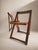 Set of 4 Mid-Century Modern Trieste Walnut-Stained Folding Chairs attributed to Aldo Jacober for Alberto Bazzani, 1960s,...