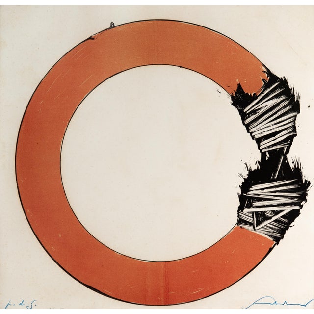 Emilio Scanavino, Composition, 1960s, Original Etching For Sale - Image 6 of 11