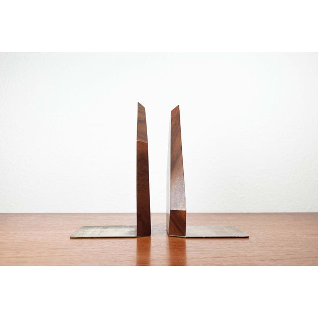 Mid-Century Modern Danish Bookends in Teak, 1960s, Set of 2 For Sale - Image 12 of 18