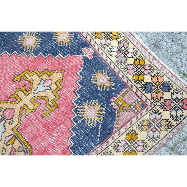 1960s Floor Anatolian Rug For Sale - Image 6 of 11