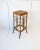 Wood Wicker Bamboo Pedestal Column Stand For Sale - Image 7 of 13