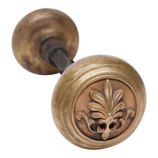 Antique Corbin Bronze Sparta Entry Door Knobs Chairish