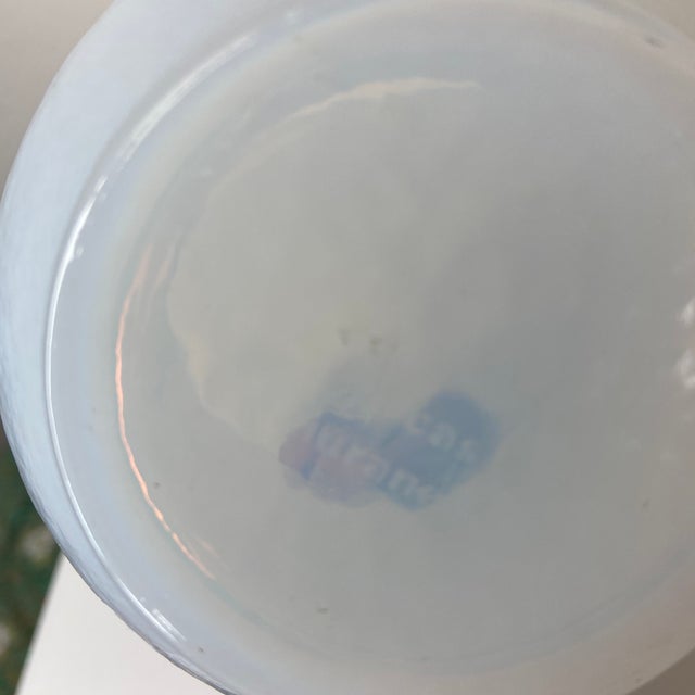 Glass Late 20th Century Iridescent Murano Glass Vase by Yalos Casa, Italy For Sale - Image 7 of 12