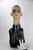 Figurative Sculpture in Raku Ceramic and Carved Poplar by Óscar Aldonza Torres, 2021 For Sale - Image 3 of 16