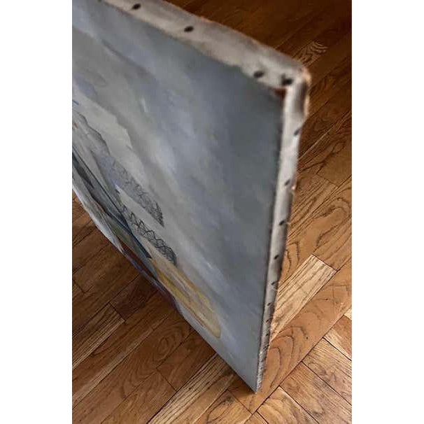 Industrial Landscape Painting, Signed Duff, 1942, Oil on Canvas, USA For Sale In Philadelphia - Image 6 of 18