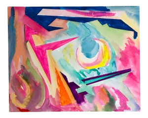 Abstract Drawing Original by Erik Sulander 8x10